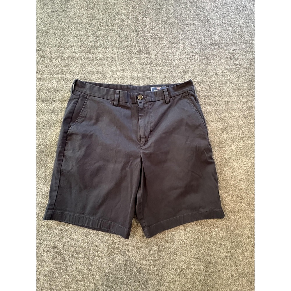 Vineyard Vines Shorts Mens 33 Navy Blue Chino Classic Fit Golf Casual Summer